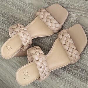 A NEW DAY braided heels